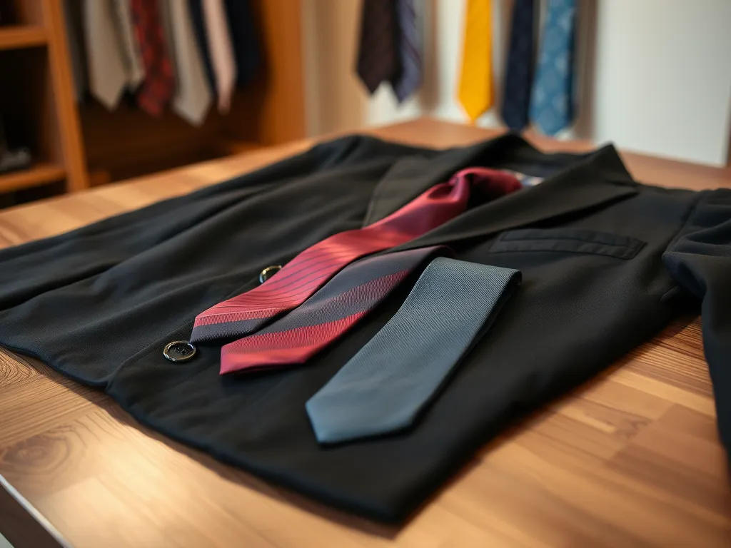 Jaki krawat do czarnego garnituru?