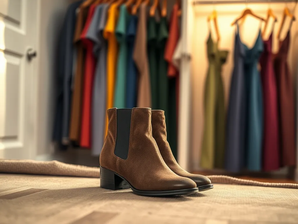 Jakie buty do kombinezonu z szerokimi nogawkami?