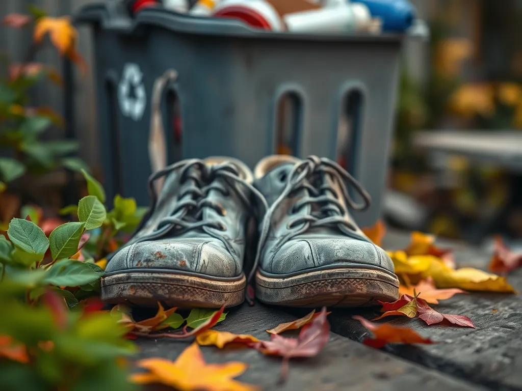 Gdzie wyrzucić stare buty?