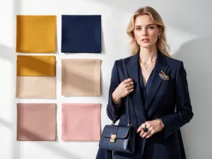Luksusowy flakon perfum na marmurowym blacie w eleganckim wnętrzu butiku, podkreślający wysoką jakość produktów.